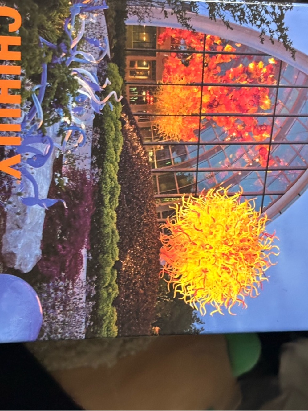 Glass Sculpture Art Print - Vibrant Yellow and Orange